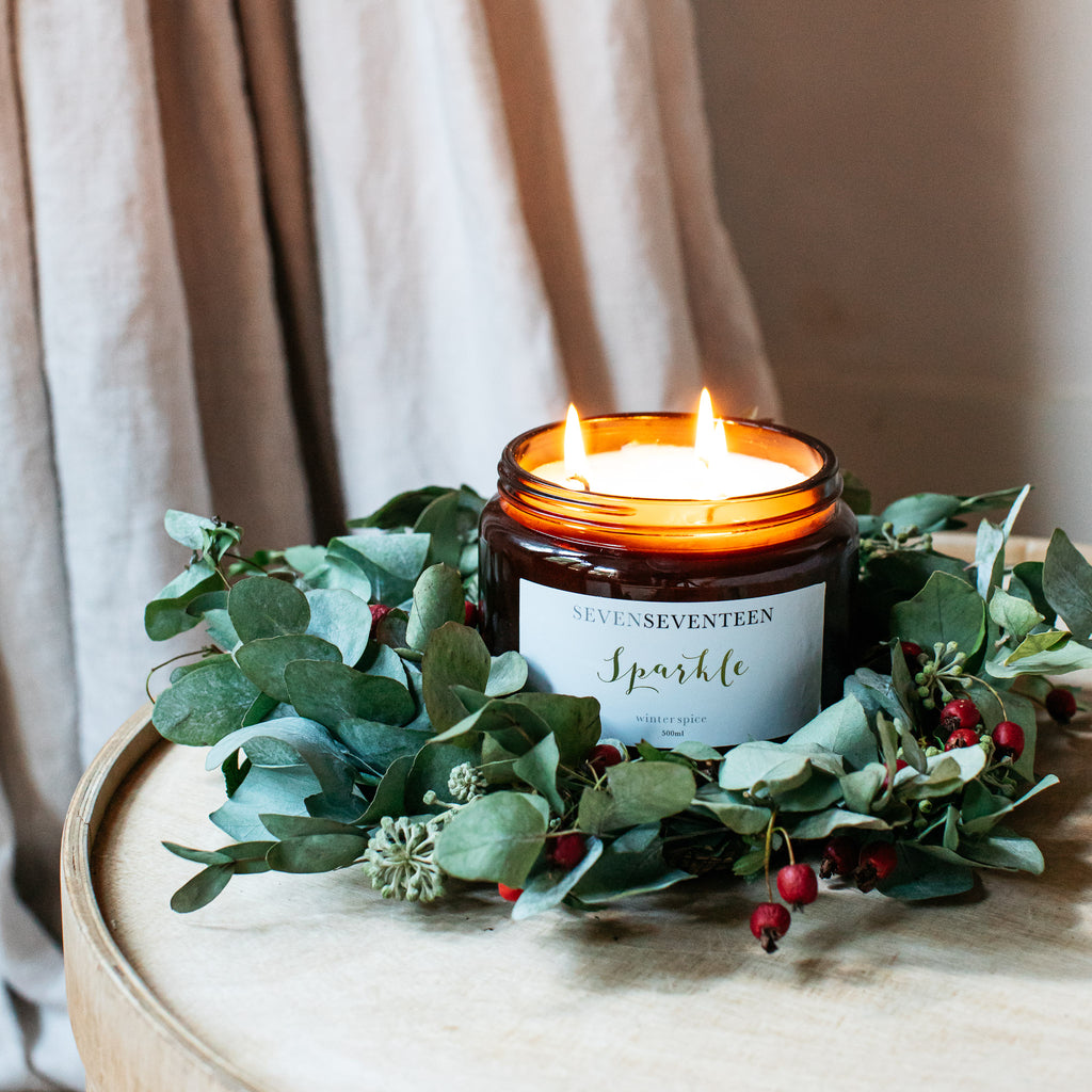 Sparkle / Winter Spice candle