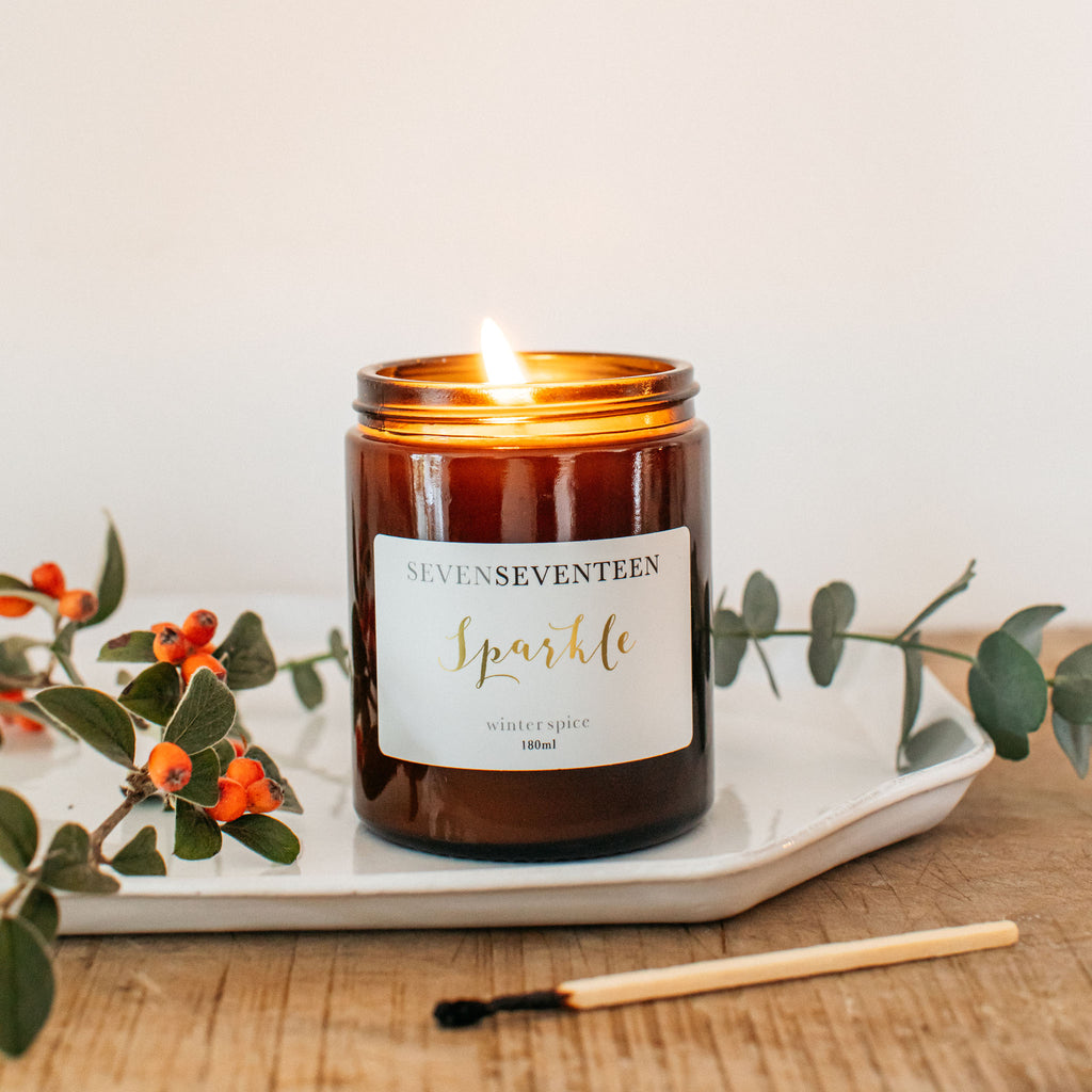 Sparkle / Winter Spice candle